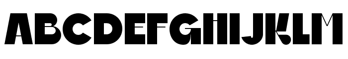 Bletro Regular Font UPPERCASE
