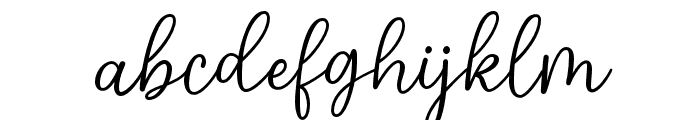 Blighty Regular Font LOWERCASE