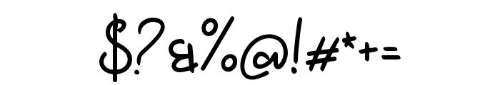 Blimo Notes Regular Font OTHER CHARS
