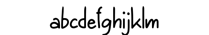 Blimo Notes Regular Font LOWERCASE