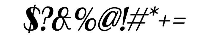 Blimone Bold Italic Font OTHER CHARS