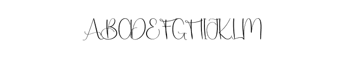 Blingston Font UPPERCASE