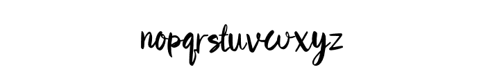 Blisfull Script Font LOWERCASE