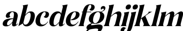 Blissful Heartlight Serif Italic Font LOWERCASE