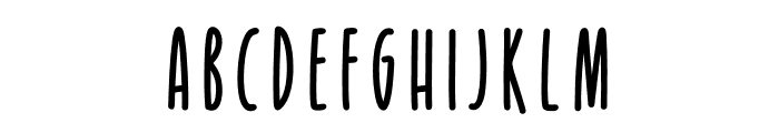 Blissful House Font LOWERCASE