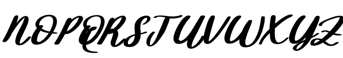 BlissfulCurl Bold Italic Font UPPERCASE