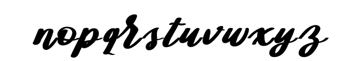 BlissfulCurl Bold Italic Font LOWERCASE
