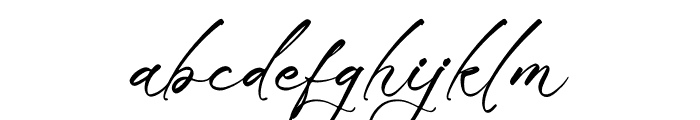 Blissfuly Magnotia Font LOWERCASE