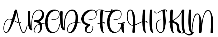 Blisymint Font UPPERCASE