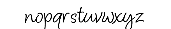Blithe-Regular Font LOWERCASE