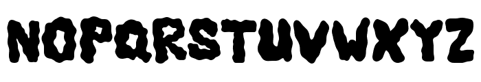 Blob Freak Font UPPERCASE