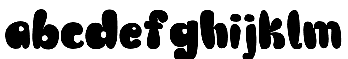 Blobsy-Regular Font LOWERCASE