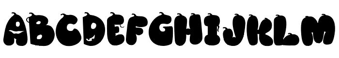 BlobsyPumpkins-Regular Font LOWERCASE