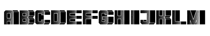 Blocchi Reverse Regular Font UPPERCASE
