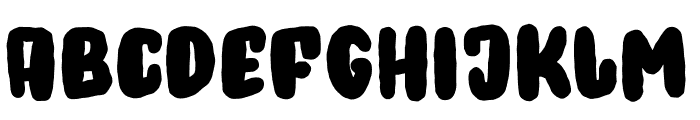 Block Scarry Font LOWERCASE