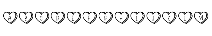 BlockHeart Font UPPERCASE