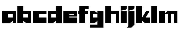 Blockhide Font LOWERCASE