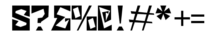 Blocksmith Font OTHER CHARS