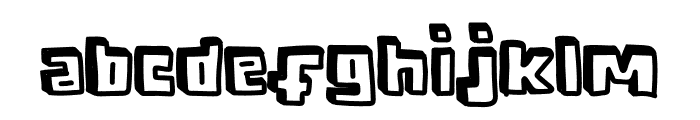 Blocky Best Font LOWERCASE