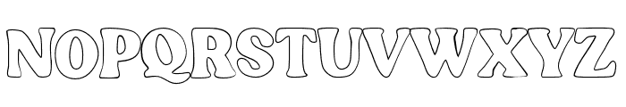 Blogeris Outline Font UPPERCASE