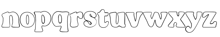 Blogeris Outline Font LOWERCASE