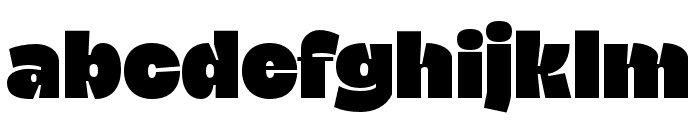 Blogh-Regular Font LOWERCASE