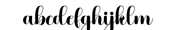 Blonde Girl Font LOWERCASE