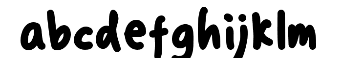 Bloobee Font LOWERCASE