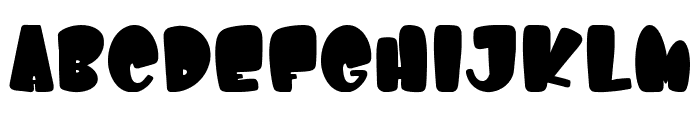 Bloobey Font UPPERCASE