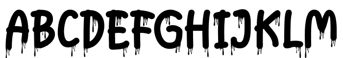 Blood Forest Font LOWERCASE