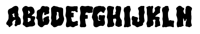 Blood Slime Font LOWERCASE