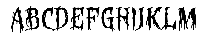 Bloody Corpse Font UPPERCASE
