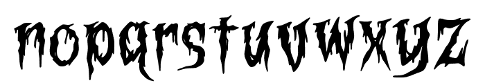 Bloody Corpse Font LOWERCASE