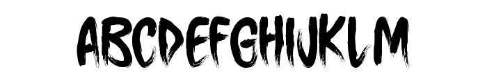 Bloody Echoes Font UPPERCASE