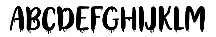 Bloody Halloween Font UPPERCASE