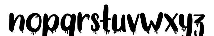 Bloody Halloween Font LOWERCASE