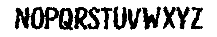 Bloody Screams Font UPPERCASE