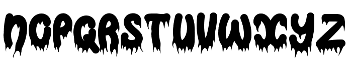 Bloody Spooky Font UPPERCASE