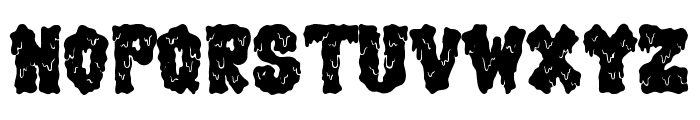 Bloody Wall Font LOWERCASE