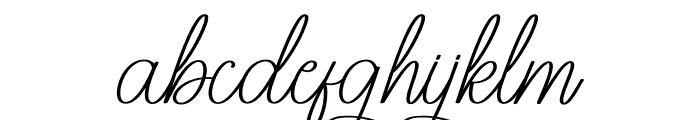 Bloomday Font LOWERCASE