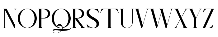 Bloomed Serif - Regular Font UPPERCASE