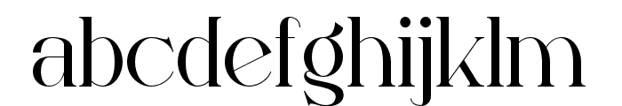 Bloomed Serif - Regular Font LOWERCASE