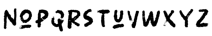 BloomingBluster-SVG Font LOWERCASE