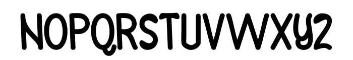 Bloomville Handwritten Font UPPERCASE