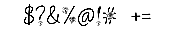 Bloomy Bouquet Font OTHER CHARS