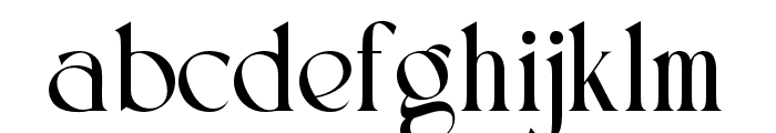 Bloonde-Regular Font LOWERCASE