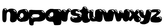 Blopster Bubble Font LOWERCASE