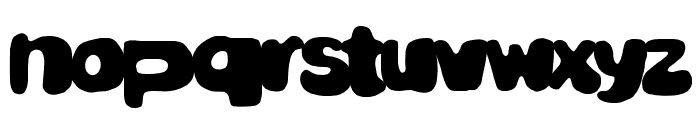 Blopster Regular Font LOWERCASE