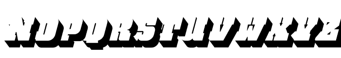 BloqueShadow-Italic Font UPPERCASE