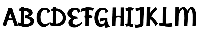 Blosky Script Regular Font UPPERCASE